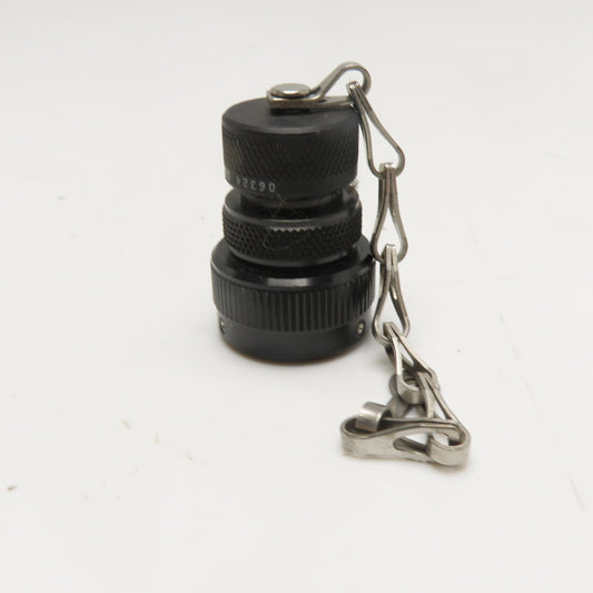 Amphenol 14S-09P 2-Pin Male Circular Connector with Lanyard