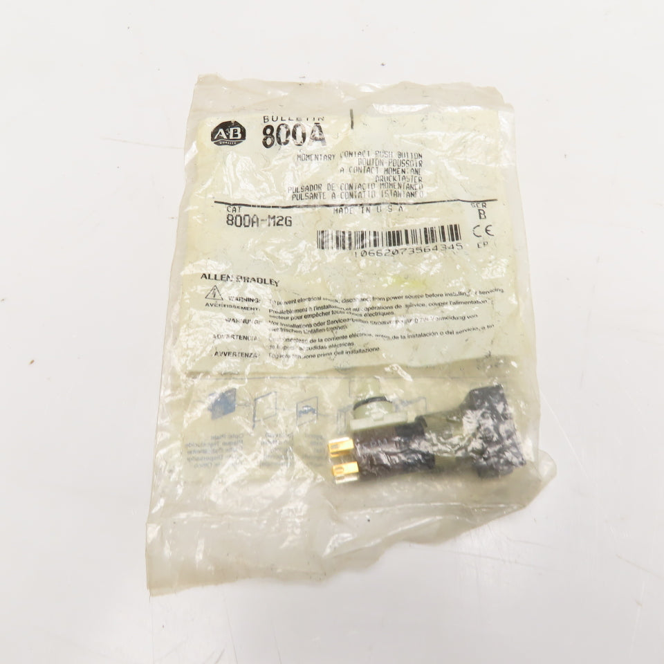 Allen-Bradley 800A-M2G Momentary Contact Push Button
