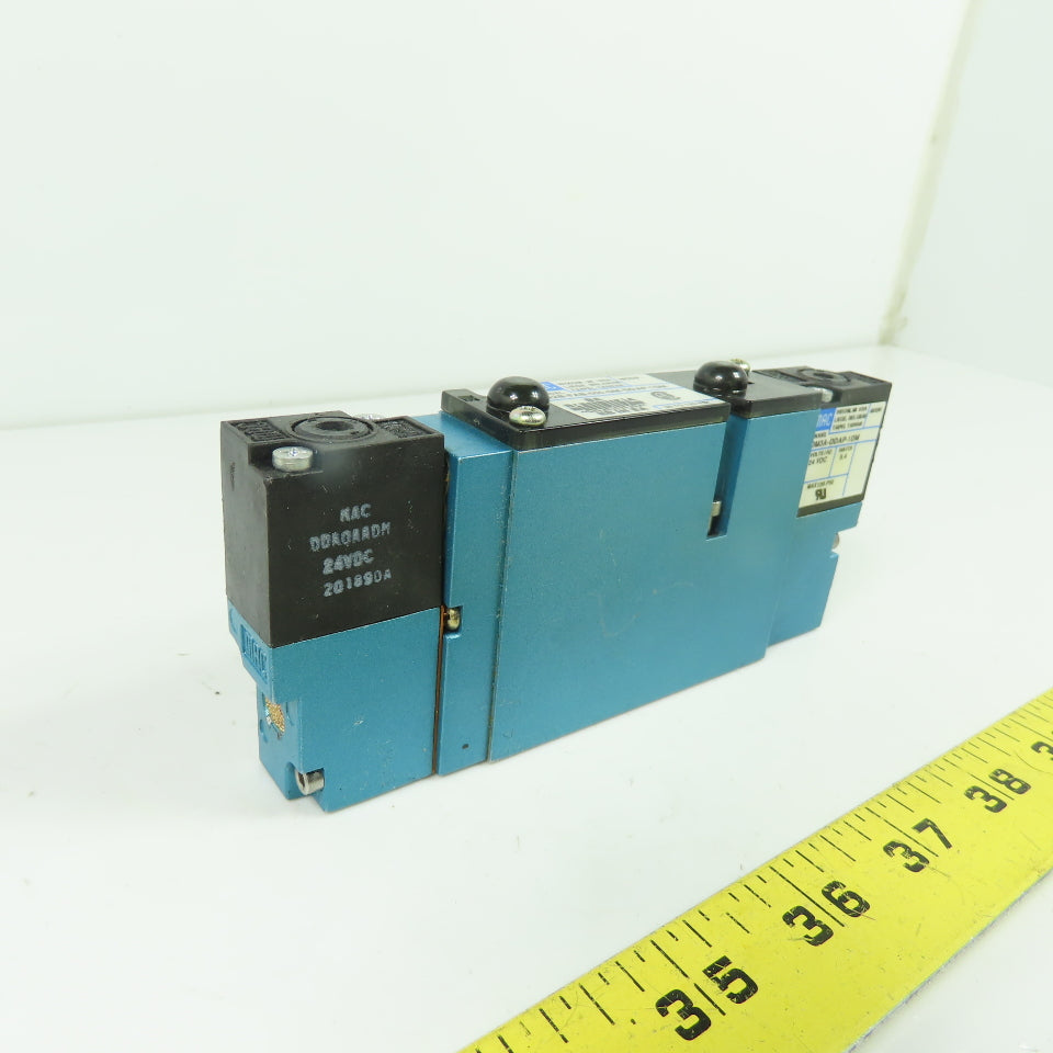 MAC 92B-FAB-000-DM-DDAP-1DM 5/3 Way Solenoid Valve 24VDC 35 to 120 PSI