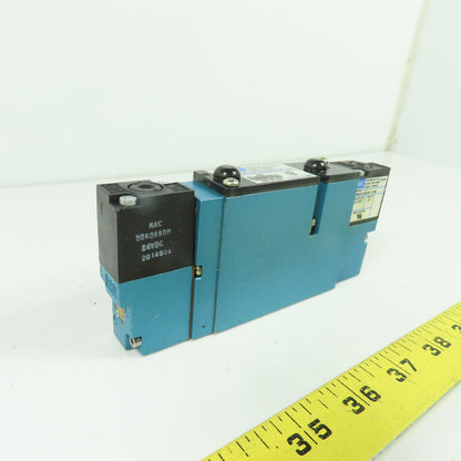 MAC 92B-FAB-000-DM-DDAP-1DM 5/3 Way Solenoid Valve 24VDC 35 to 120 PSI