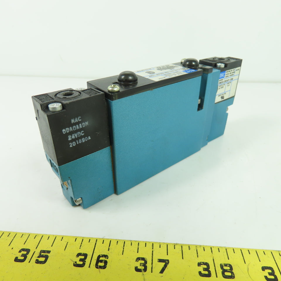 MAC 92B-FAB-000-DM-DDAP-1DM 5/3 Way Solenoid Valve 24VDC 35 to 120 PSI