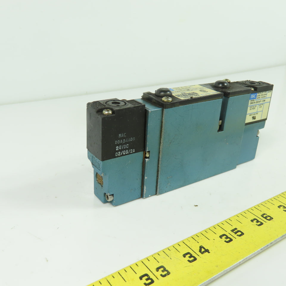 MAC 92B-KAB-000-DM-DDAP-1DM 5/3 Way Pneumatic Solenoid Valve 24VDC 120 PSI