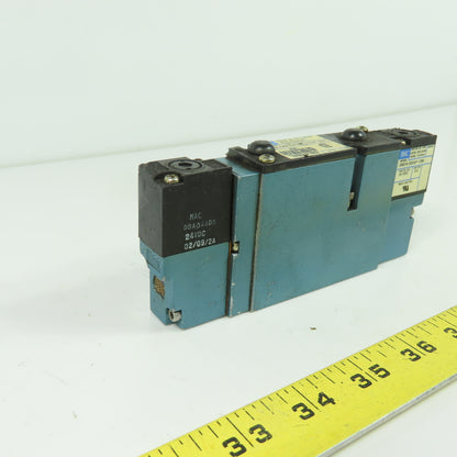 MAC 92B-KAB-000-DM-DDAP-1DM 5/3 Way Pneumatic Solenoid Valve 24VDC 120 PSI