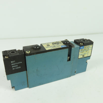 MAC 92B-KAB-000-DM-DDAP-1DM 5/3 Way Pneumatic Solenoid Valve 24VDC 120 PSI