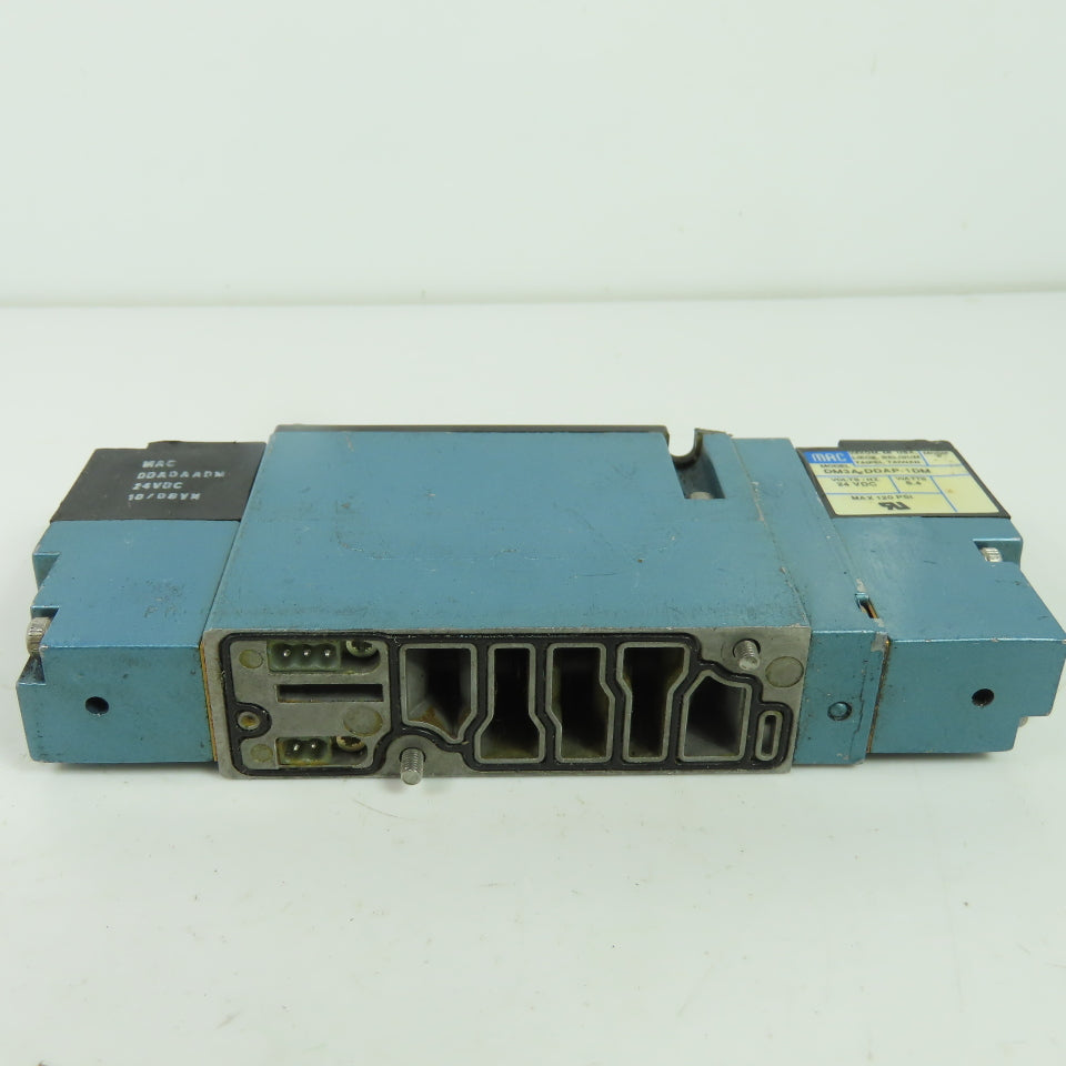 MAC 92B-KAB-000-DM-DDAP-1DM 5/3 Way Pneumatic Solenoid Valve 24VDC 120 PSI