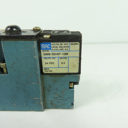 MAC 92B-FAB-CJA-DM-DDAP-1DM 5/3 Way Pneumatic Solenoid Valve 24VDC 35-120 PSI