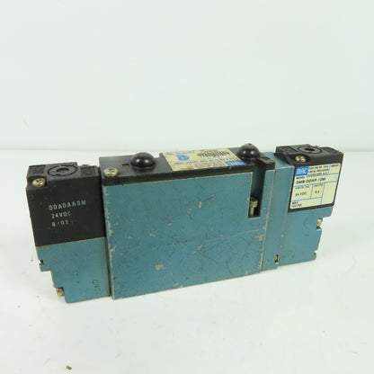 MAC 92B-FAB-CJA-DM-DDAP-1DM 5/3 Way Pneumatic Solenoid Valve 24VDC 35-120 PSI