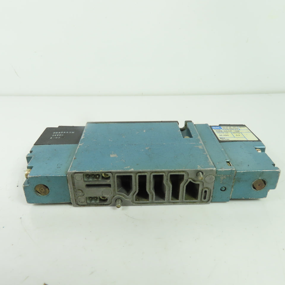 MAC 92B-FAB-CJA-DM-DDAP-1DM 5/3 Way Pneumatic Solenoid Valve 24VDC 35-120 PSI