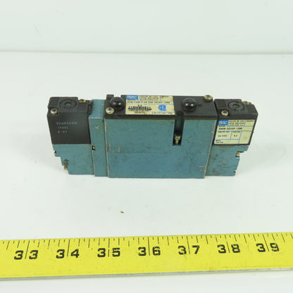 MAC 92B-FAB-CJA-DM-DDAP-1DM 5/3 Way Pneumatic Solenoid Valve 24VDC 35-120 PSI