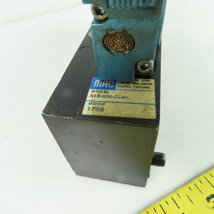 MAC 92B-BAB-000-DM-DDAP-1DN 5/2 Way Solenoid Valve W/ Manifold 24VDC 120PSI