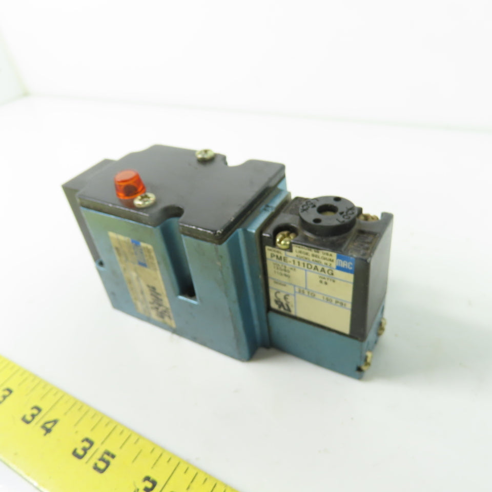 MAC 6213C 521 PM 111DA Pneumatic Solenoid Valve 110/120VAC 150 PSI