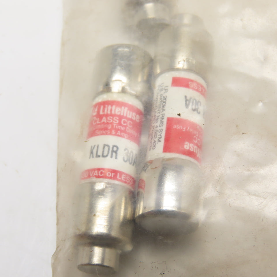 Littelfuse KLDR Class CC Time Delay Fuses 600VAC 15A 25A 30A Lot Of 9