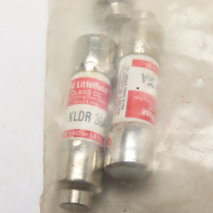Littelfuse KLDR Class CC Time Delay Fuses 600VAC 15A 25A 30A Lot Of 9