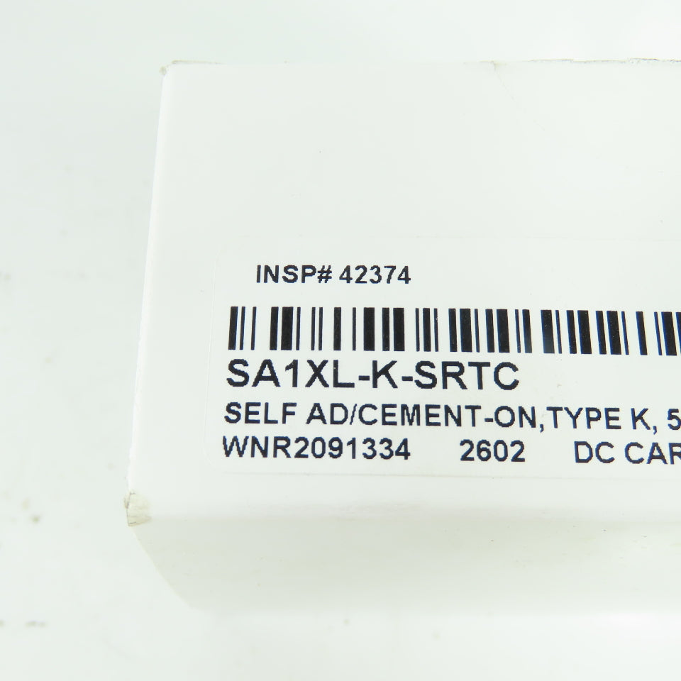 Omega SA1XL-K-SRTC Self Adhesive Cement-On Type K Thermocouple NEW
