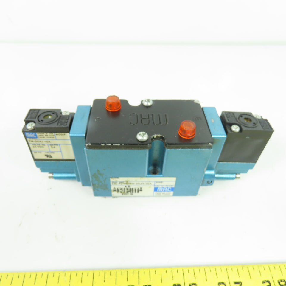 MAC 82A-FC-000-TM-DDAP-1DA 4/3 Way Dual Solenoid Valve 24VDC 150PSI