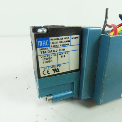 MAC 82A-FC-000-TM-DDAP-1DA 4/3 Way Solenoid Valve 120VAC 5.4W VAC to 150 PSI