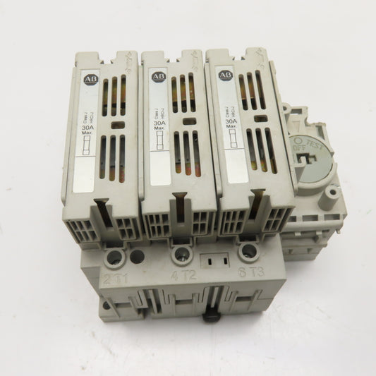 Allen-Bradley 194R-J30-1753 30A 600V 3-Pole Fusible Disconnect Switch
