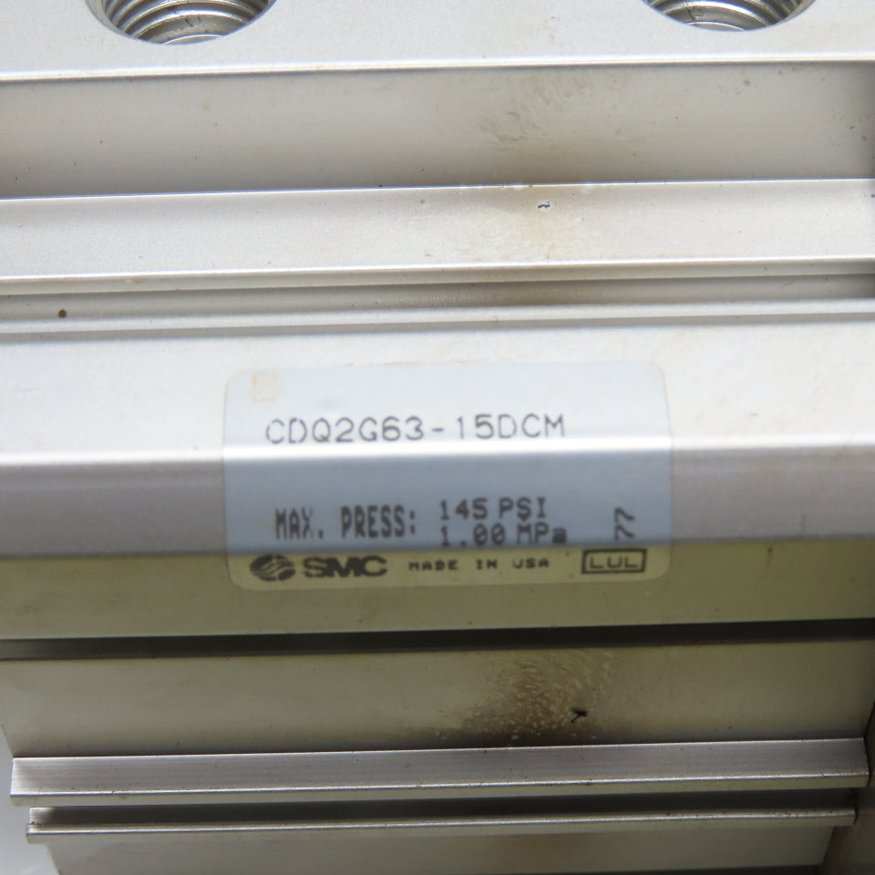 SMC CDQ2G63-15DCM 63mm Bore 15mm Stroke Double Acting Air Cylinder