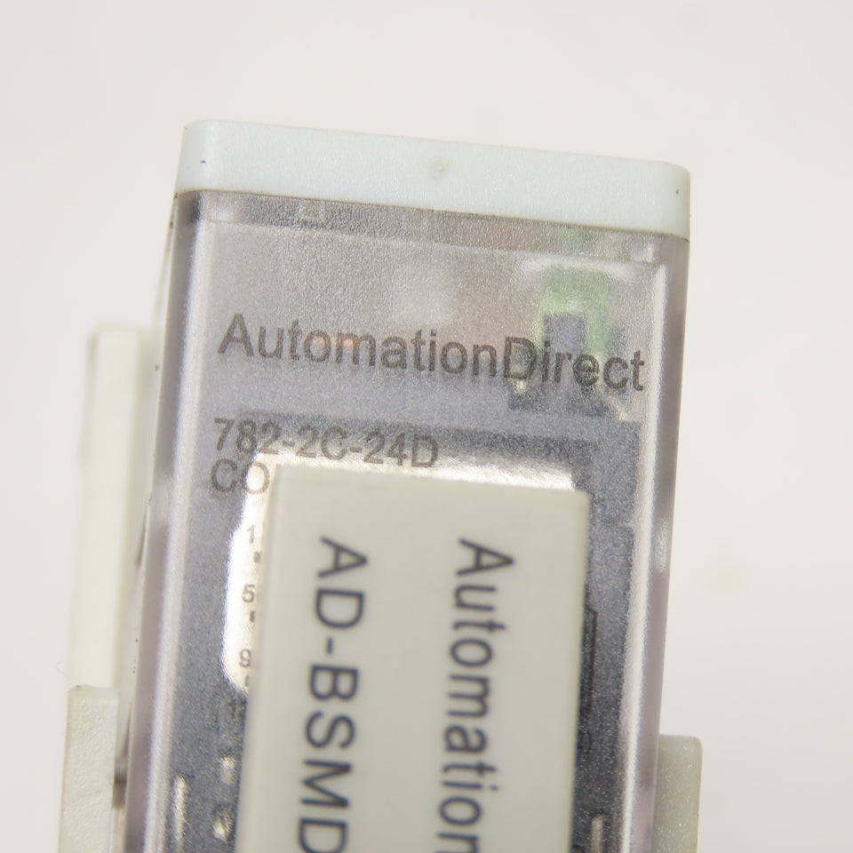 AutomationDirect 782-2C-SKT 782-2C-24D DPDT Relay Socket 24VDC Lot Of 3