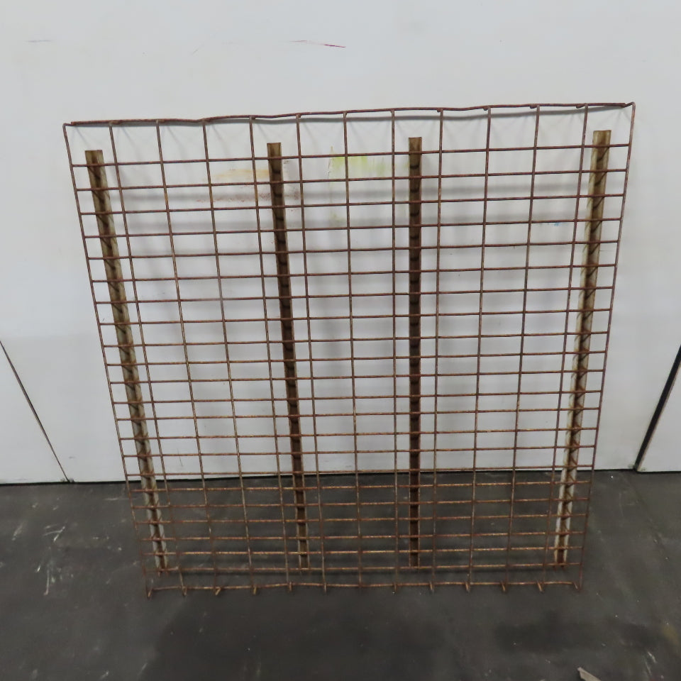 48" x 48" 4 Channel Double Waterfall Pallet Rack Wire Decking USED