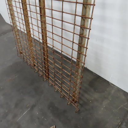 48" x 48" 4 Channel Double Waterfall Pallet Rack Wire Decking USED