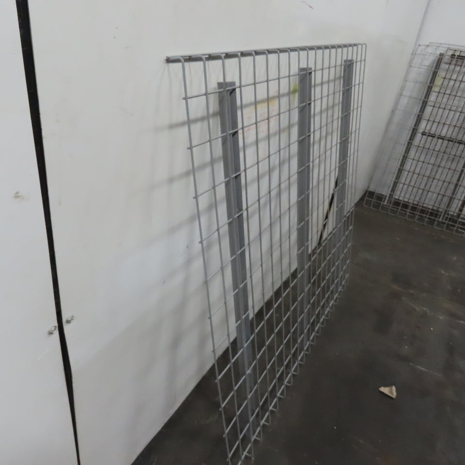48" x 52" 3 Channel Double Waterfall Pallet Rack Wire Decking USED
