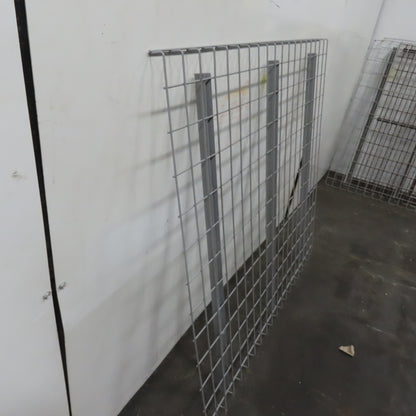 48" x 52" 3 Channel Double Waterfall Pallet Rack Wire Decking USED