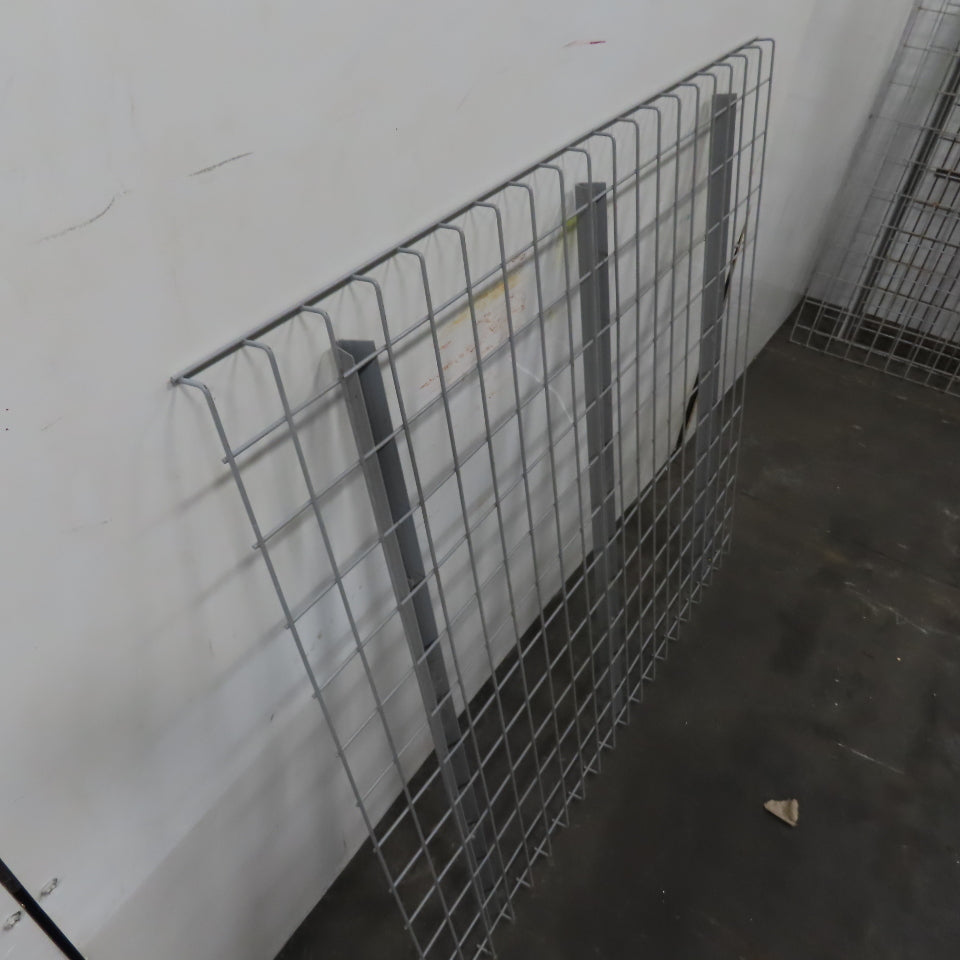 48" x 52" 3 Channel Double Waterfall Pallet Rack Wire Decking USED