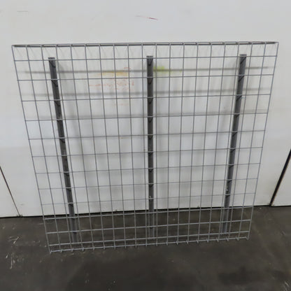 48" x 52" 3 Channel Double Waterfall Pallet Rack Wire Decking USED