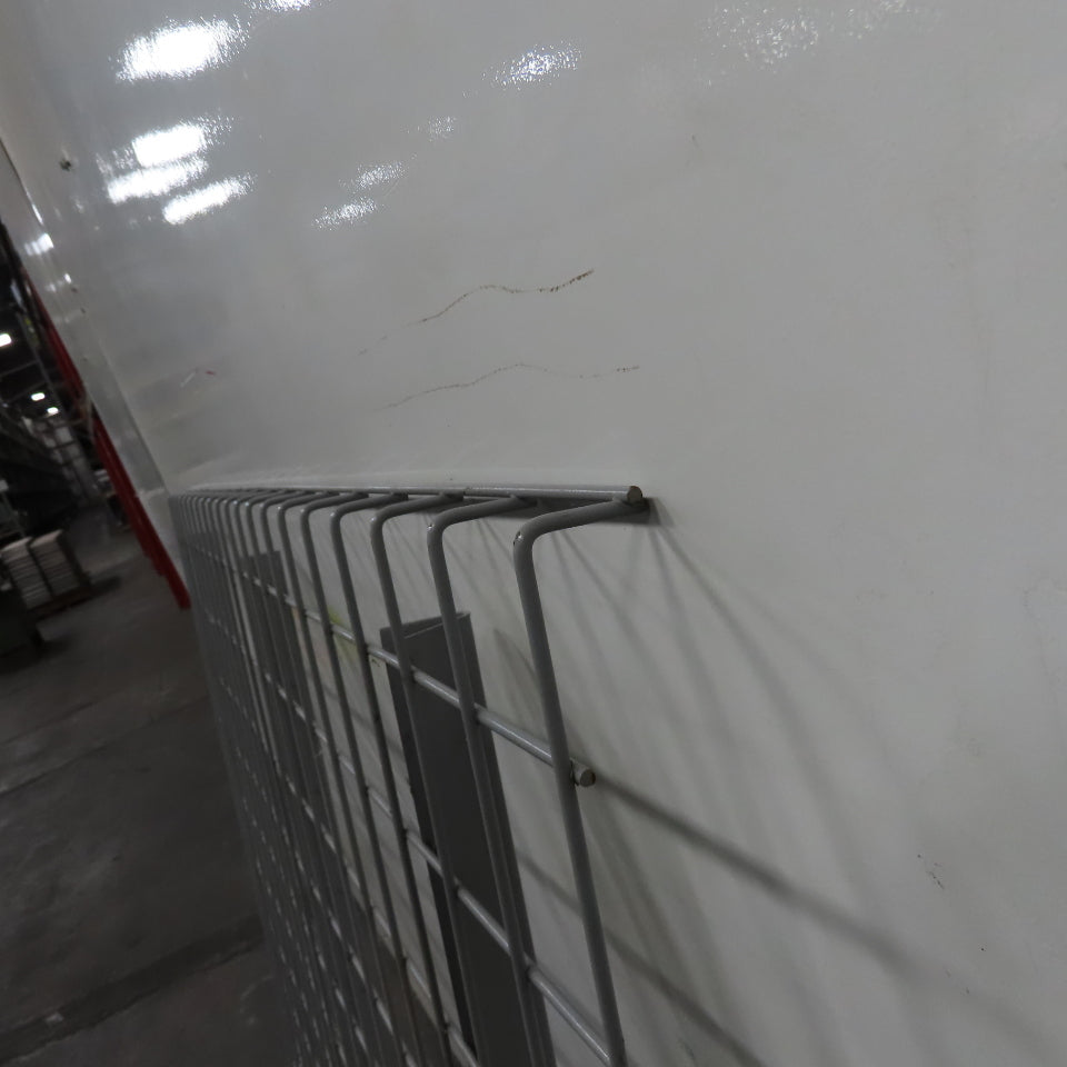 48" x 52" 3 Channel Double Waterfall Pallet Rack Wire Decking USED