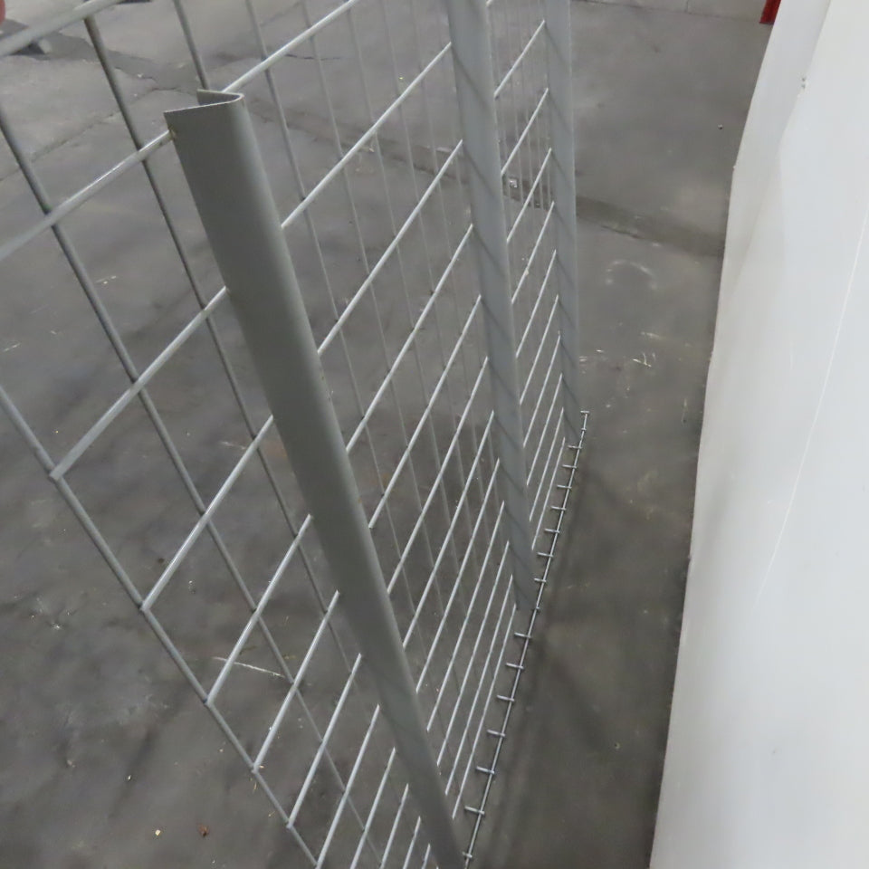 48" x 52" 3 Channel Double Waterfall Pallet Rack Wire Decking USED