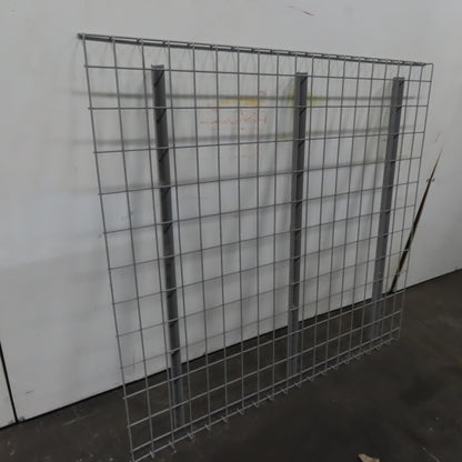 48" x 52" 3 Channel Double Waterfall Pallet Rack Wire Decking USED