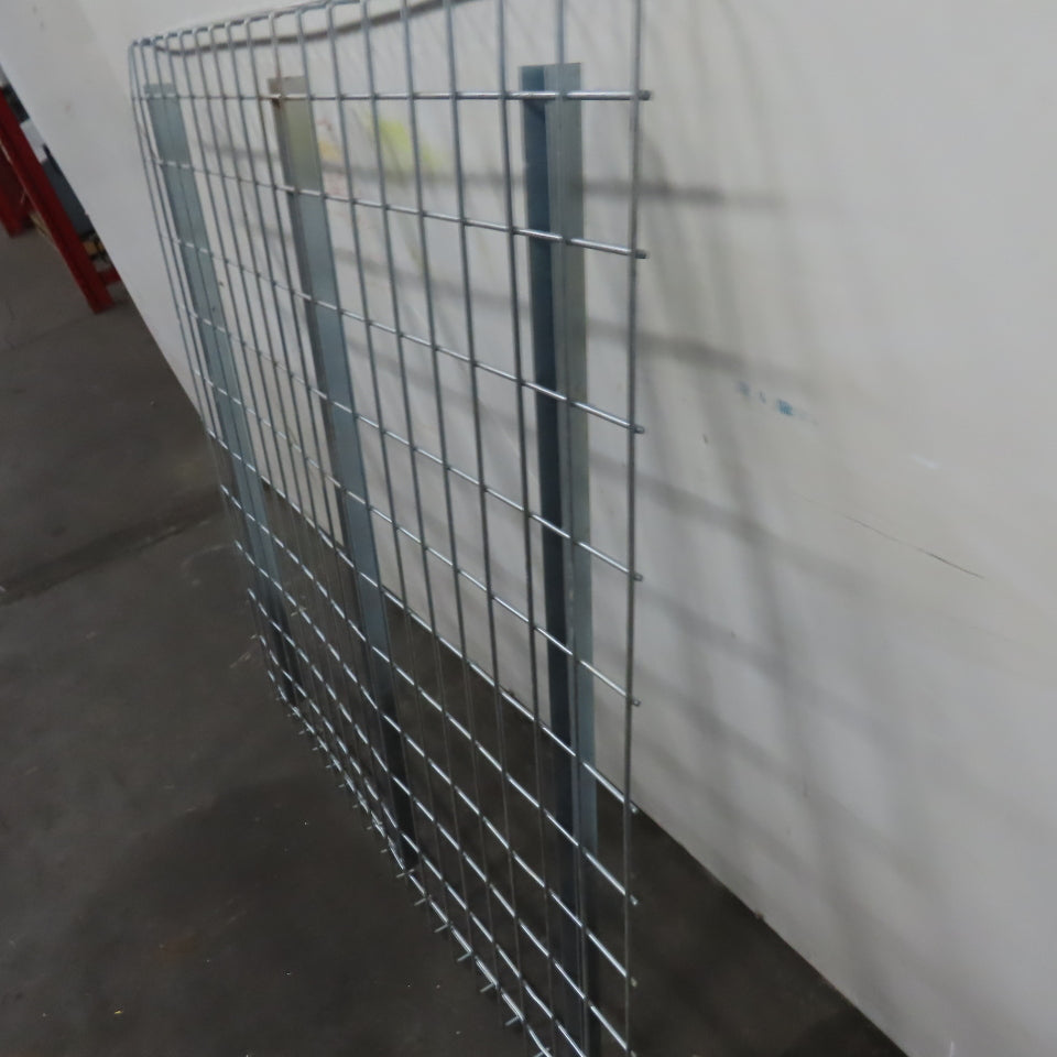 48" x 46" 3 Channel Double Waterfall Pallet Rack Wire Decking USED