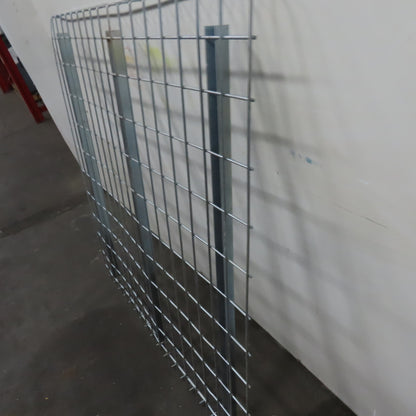 48" x 46" 3 Channel Double Waterfall Pallet Rack Wire Decking USED