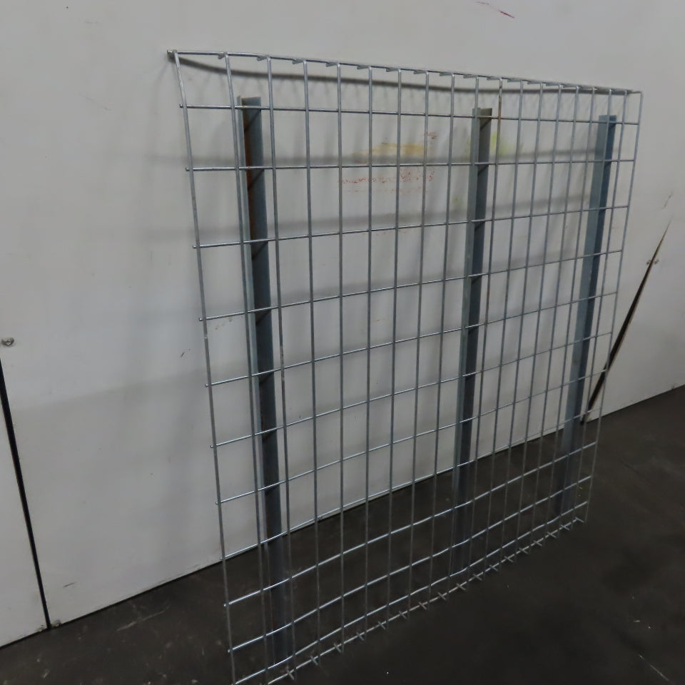 48" x 46" 3 Channel Double Waterfall Pallet Rack Wire Decking USED