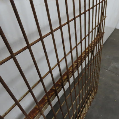 30" x 48" 3 Channel Double Waterfall Pallet Rack Wire Decking USED