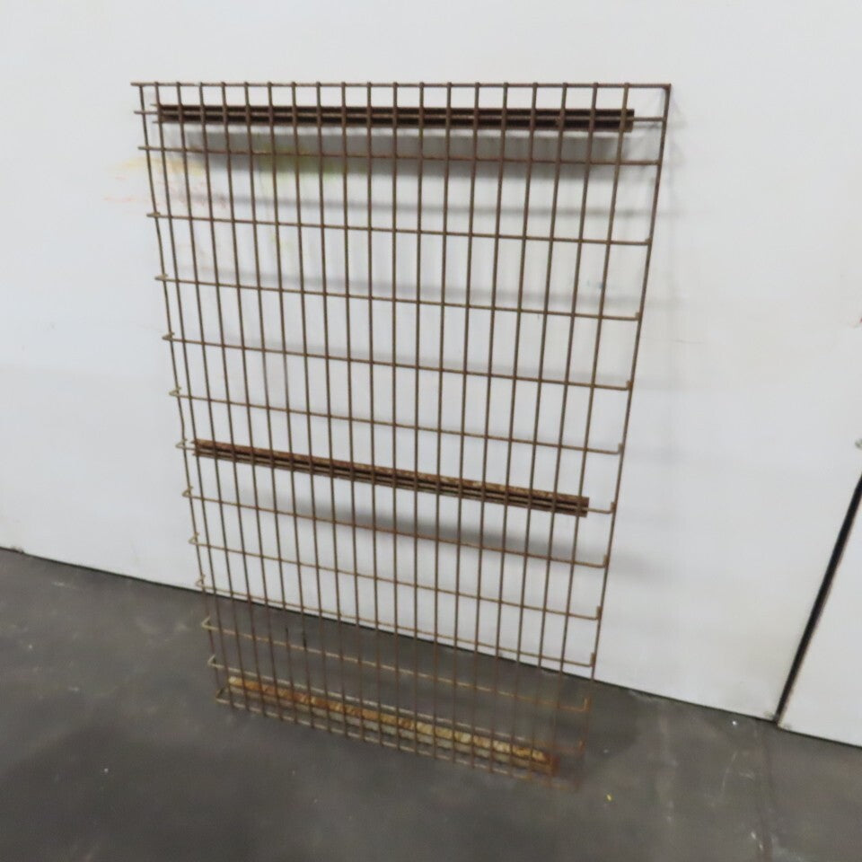 30" x 48" 3 Channel Double Waterfall Pallet Rack Wire Decking USED