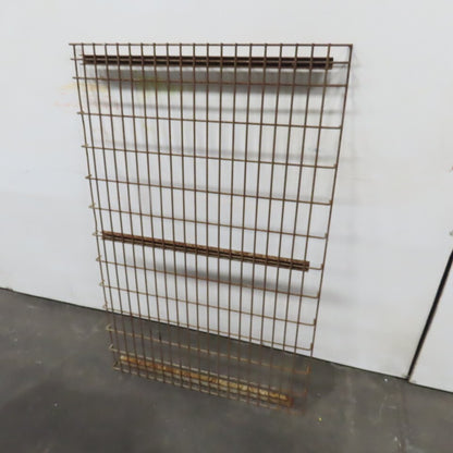 30" x 48" 3 Channel Double Waterfall Pallet Rack Wire Decking USED