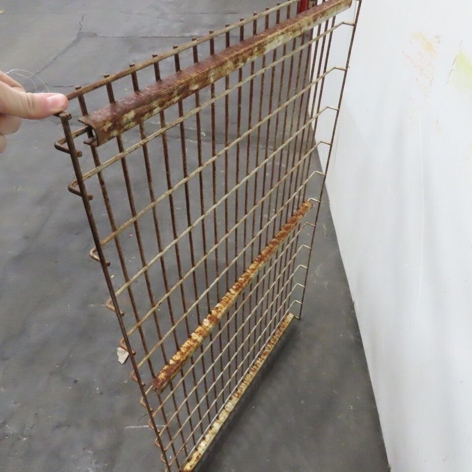 30" x 48" 3 Channel Double Waterfall Pallet Rack Wire Decking USED