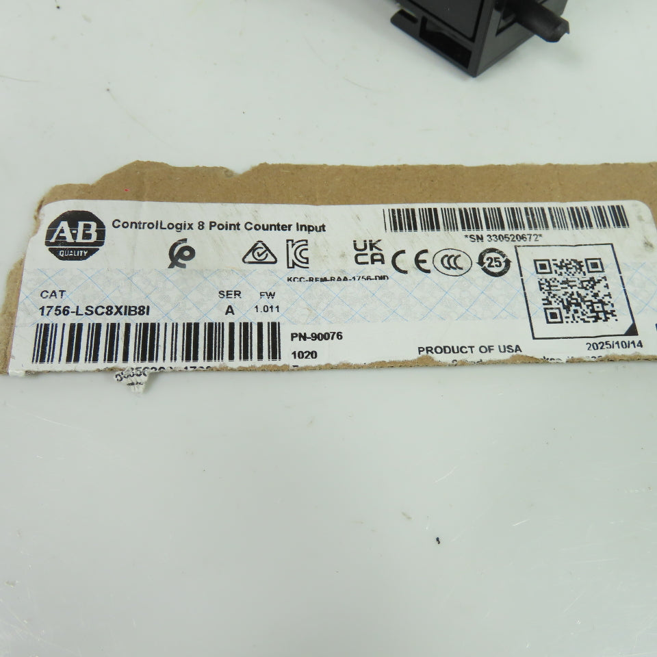 Allen-Bradley 1756-LSC8XIB8I ControlLogix 8 Point Counter Input Ser A FW 1.011