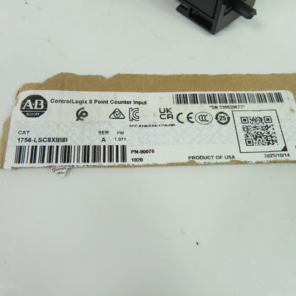 Allen-Bradley 1756-LSC8XIB8I ControlLogix 8 Point Counter Input Ser A FW 1.011