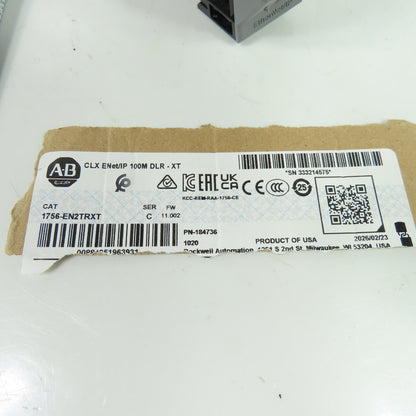 Allen-Bradley 1756-EN2TRXT ControlLogix ENet/IP 100M DLR XT Ser C FW 11.002 NEW