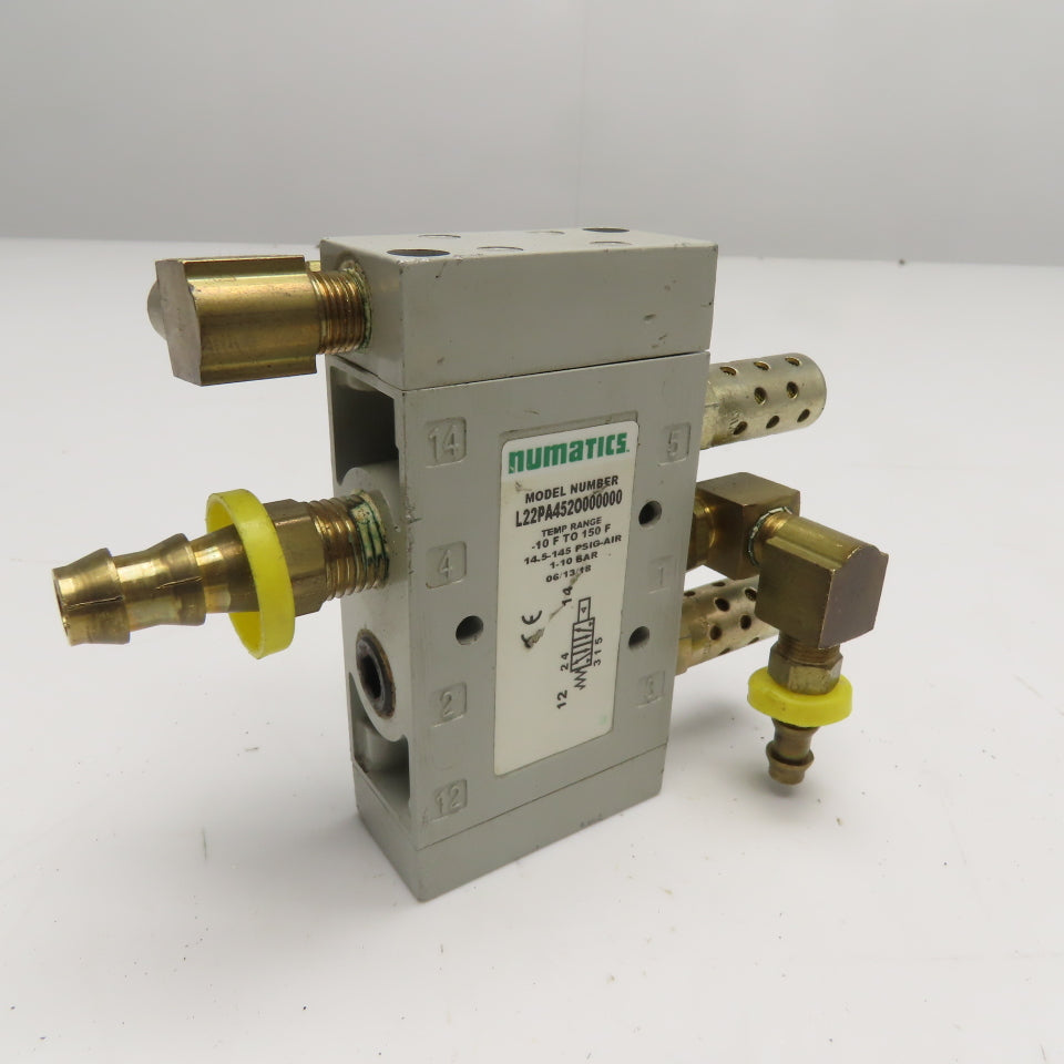 Numatics L22PA4520000000 Air Piloted Directional Valve