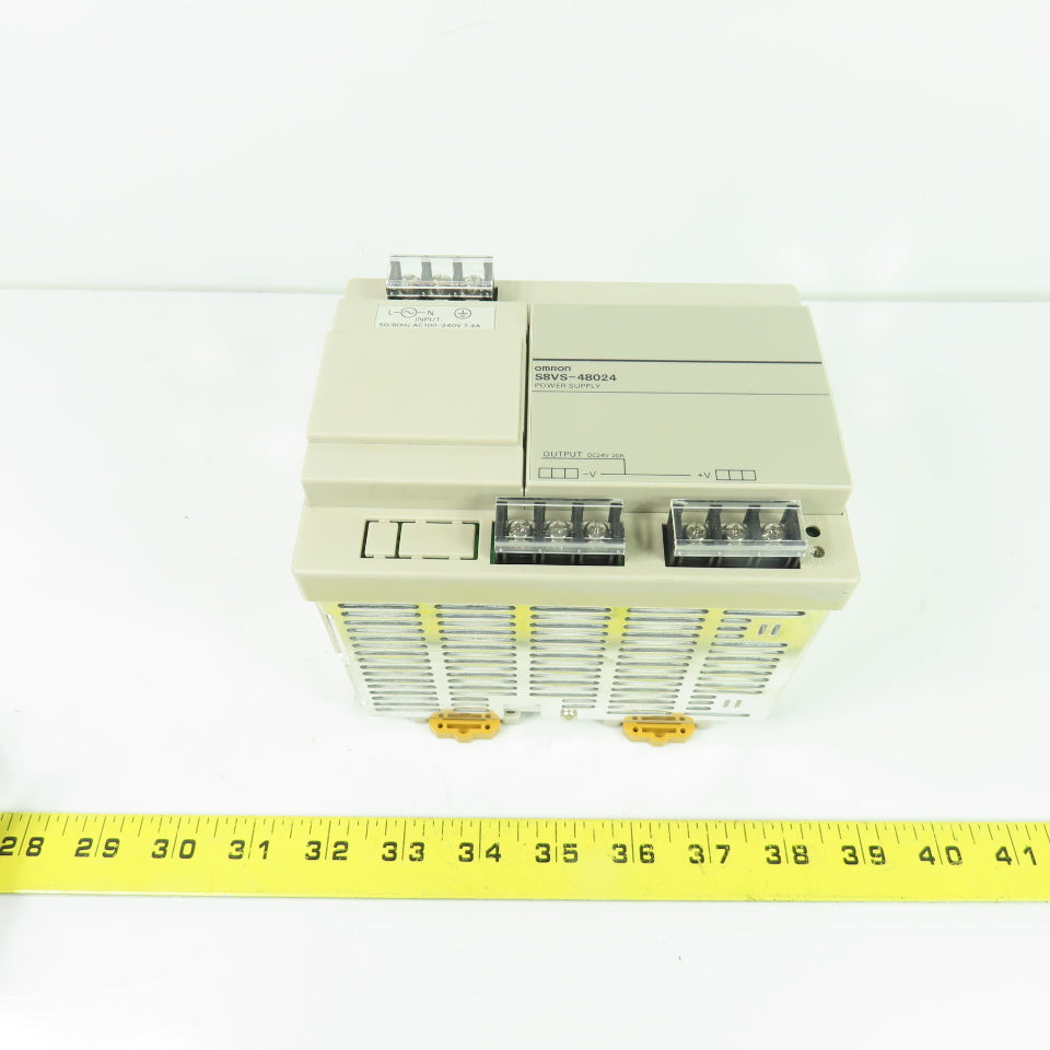 Omron S8VS-48024 Switch Mode Power Supply 100-240VAC Input 24VDC 20A Output