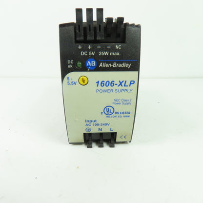 Allen-Bradley 1606-XLP25A Ser A Power Supply 100-240VAC Input 5VDC 5A Output