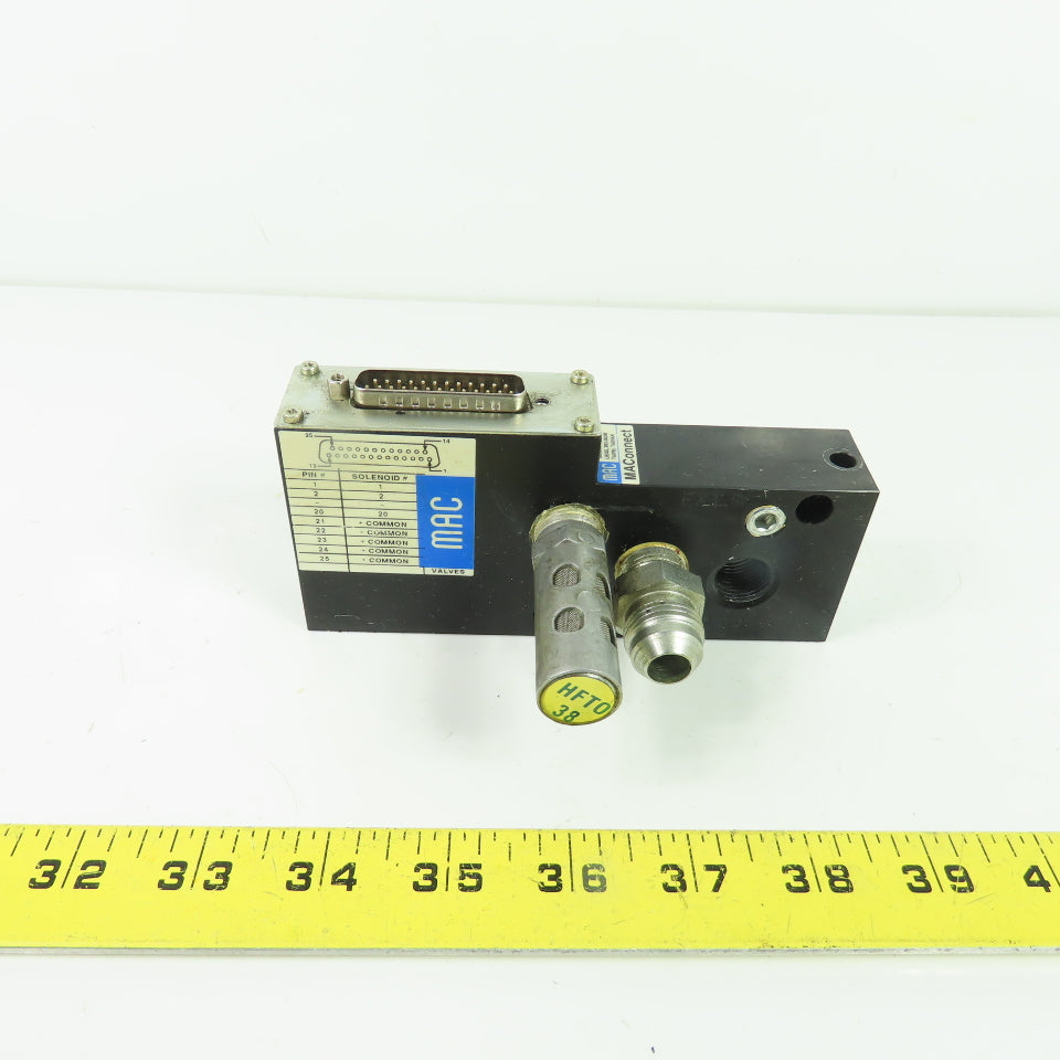 MAC MAConnect Manifold Circuit Base 25-Pin D-Sub Connector