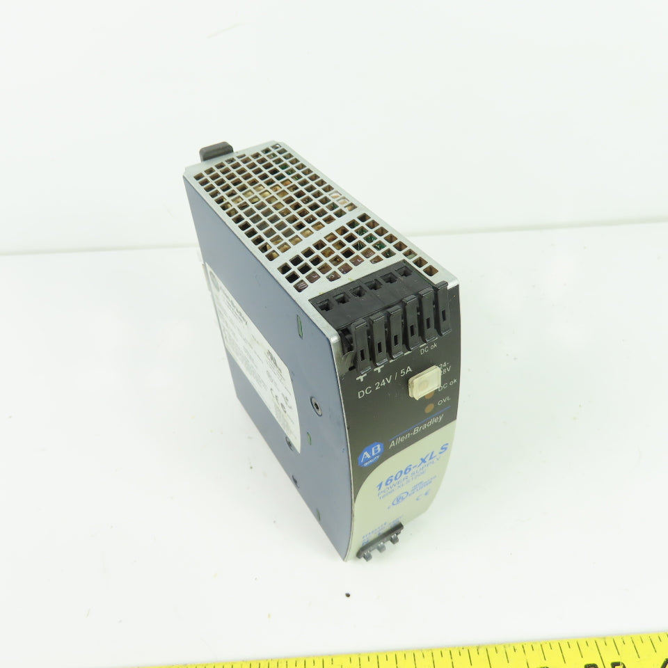 Allen-Bradley 1606-XLS120E Ser A Power Supply 100-240V Input 24VDC 5A Output