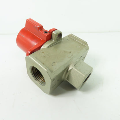 SMC VHS40-N06-Z 3-Port Pneumatic Pressure Relief Valve 150 PSI 3/4" NPT
