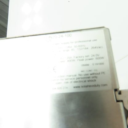 Sola SDN 20-24-100 Power Supply 115/230VAC Input 24VDC 20A 480W Output