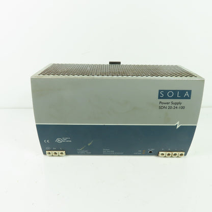 Sola SDN 20-24-100 Power Supply 115/230VAC Input 24VDC 20A 480W Output
